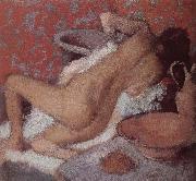 Edgar Degas Study for nude oil painting on canvas